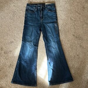 American eagle High rise short Flare jeans